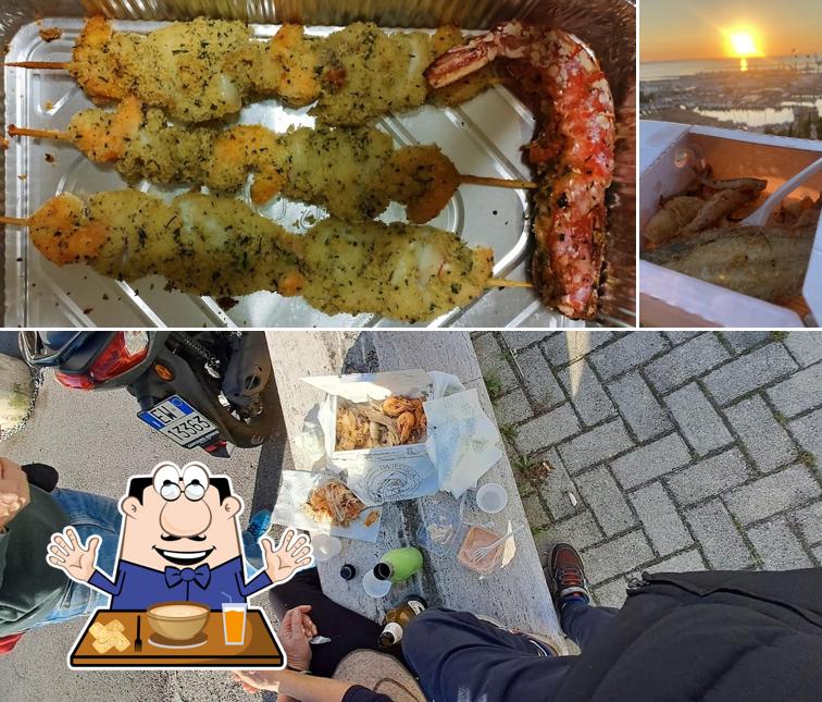 Platti al Da Jessica "gastronomia e friggitoria di pesce"