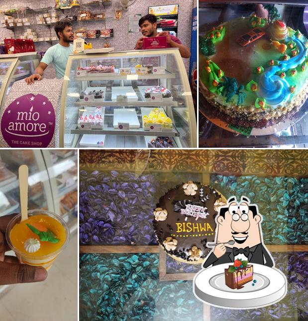 Chocolate cake at Mio amore