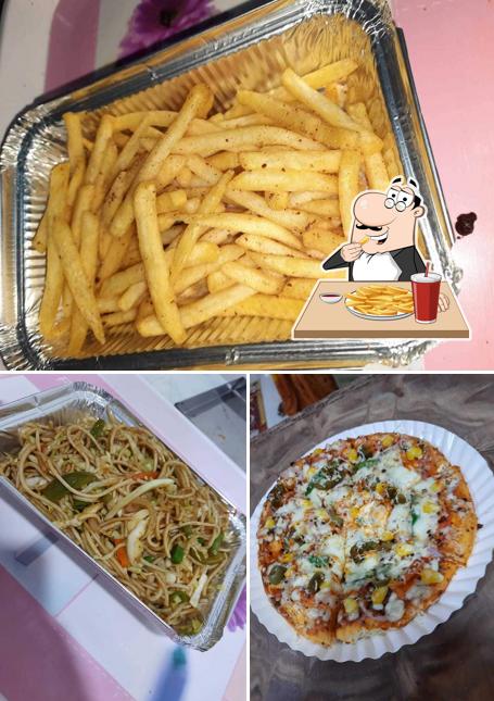 French fries at Sandwich-Pizza And Shake House
