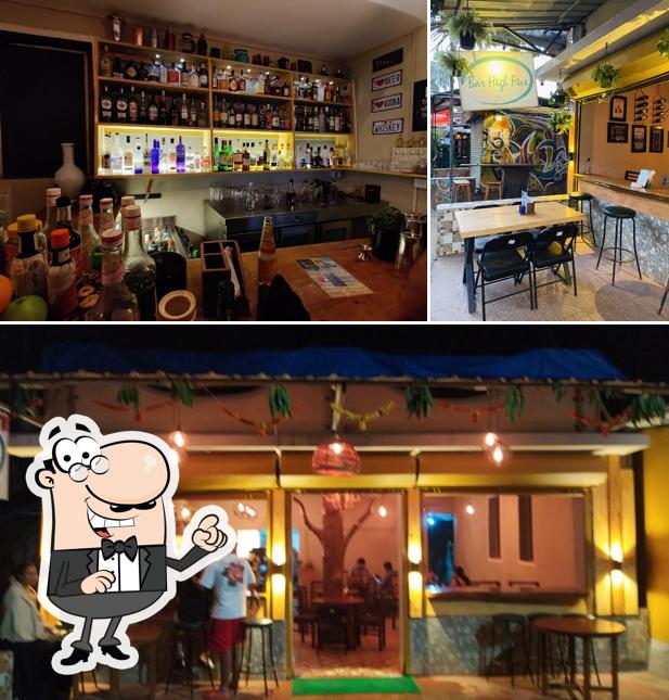 Check out how Bar High Five looks inside