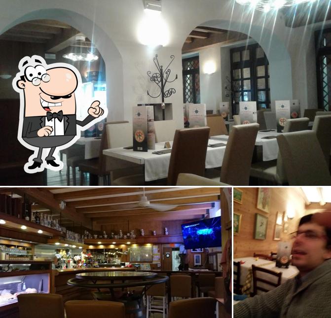 Gli interni di Pizzeria La Bussola