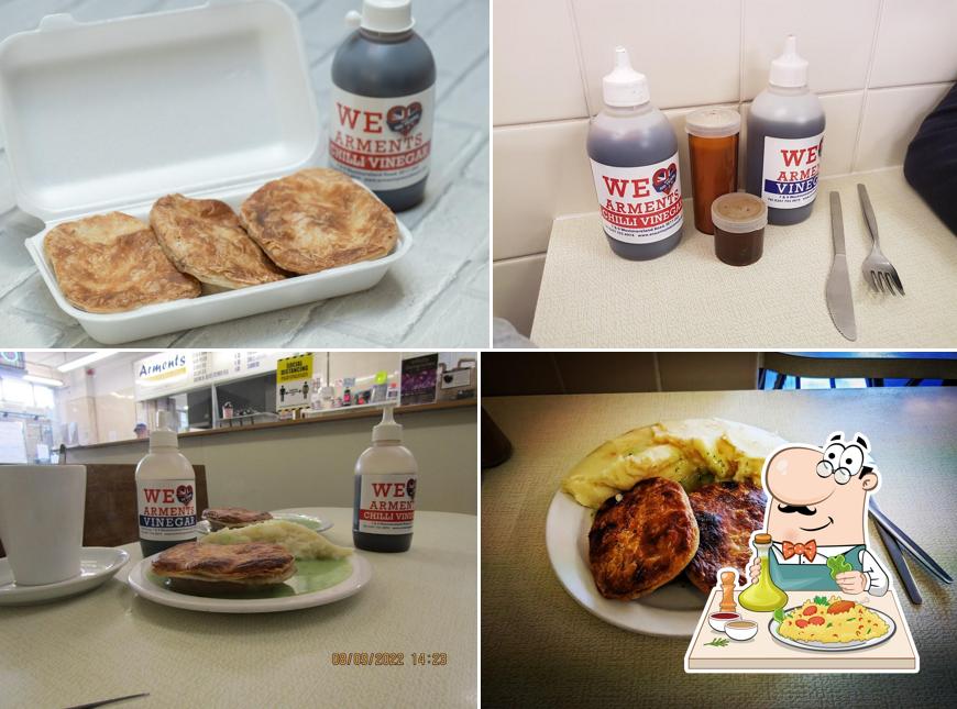 Meals at Arments Pie & Mash