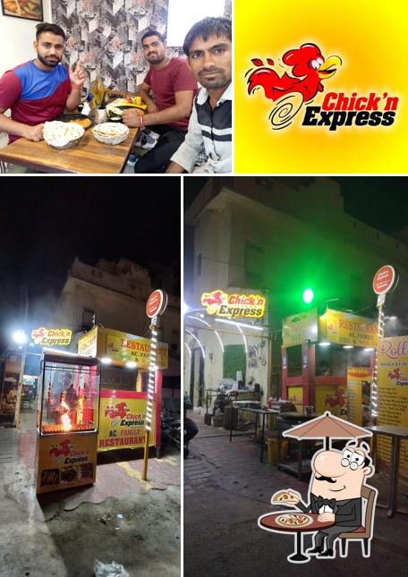 The exterior of Chick'n Express