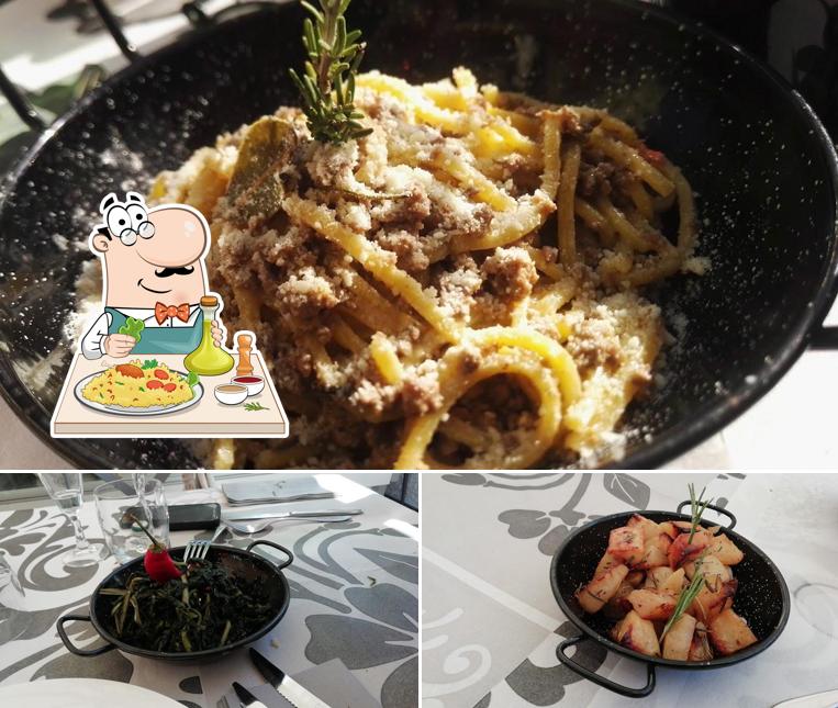 Cibo al Trattoria dell'Oste alla Brace