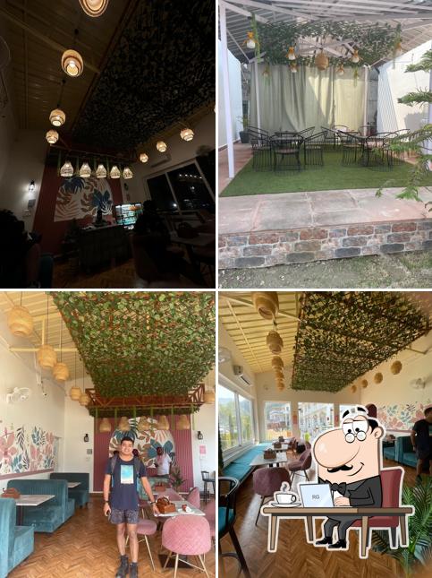 The interior of Cafe Rosefinch