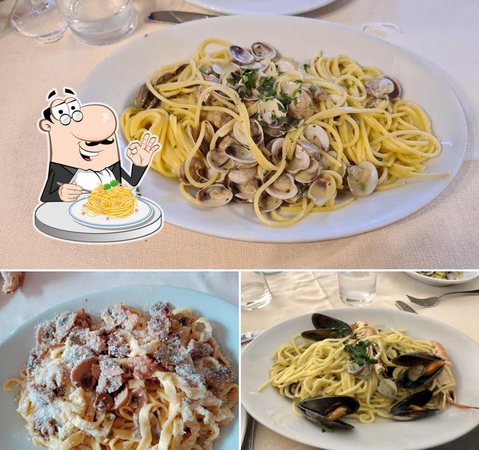 Spaghetti alla carbonara al Trattoria Pizzeria 127