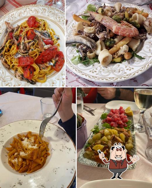 Cibo al Trattoria Colombo Varazze