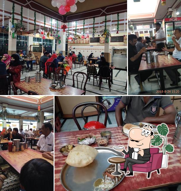 The interior of Flavour Restaurant