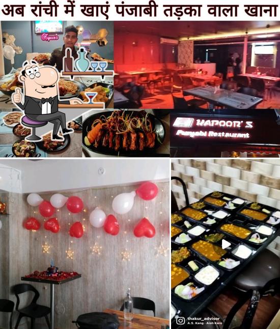 The interior of Kapoors Punjabi Restaurant