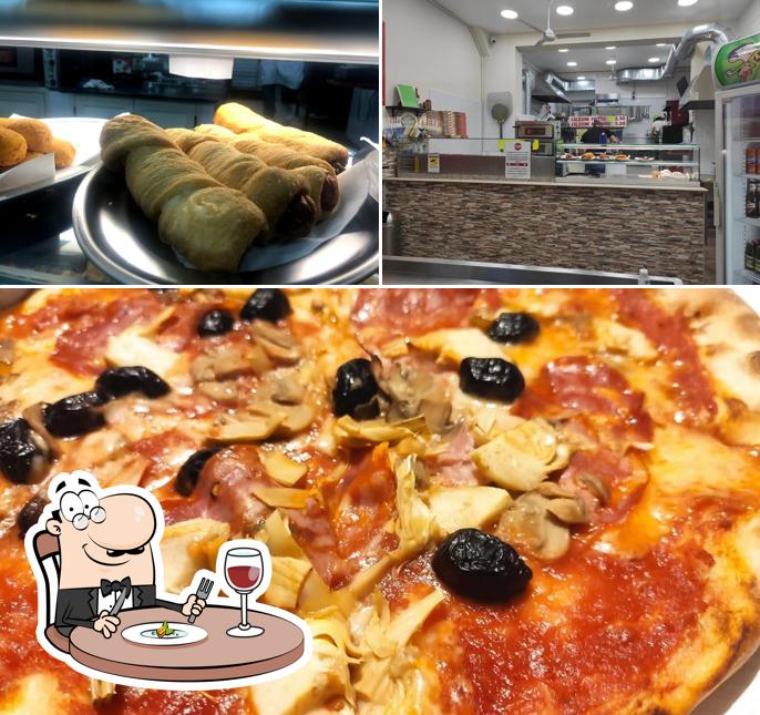 Cibo al Pizzeria Mr Biin