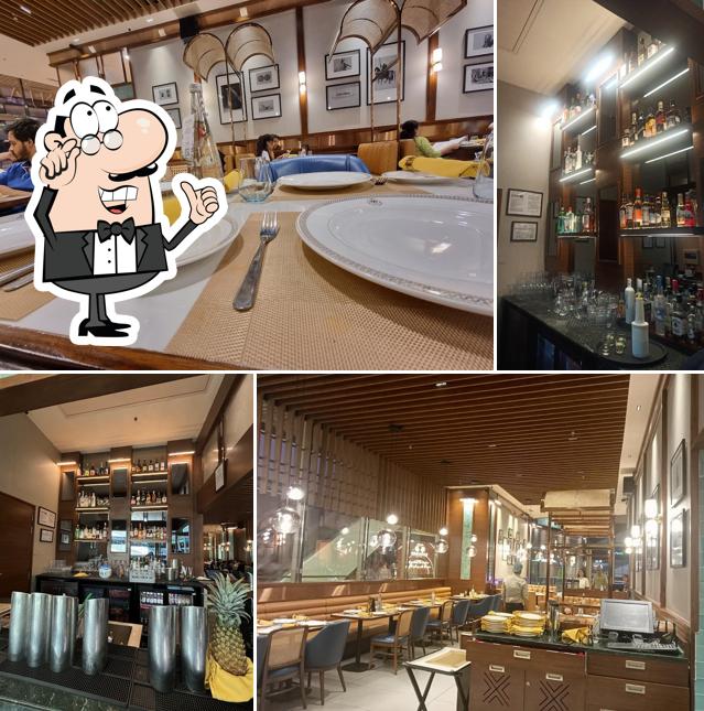 Check out how Punjab Grill Advant Navis Business Park looks inside