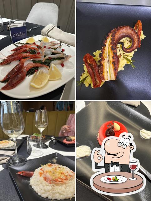 Cibo al Ristorante Damare