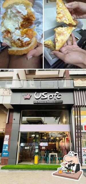 Food at USPFC (U.S pizza & Fried Chicken )
