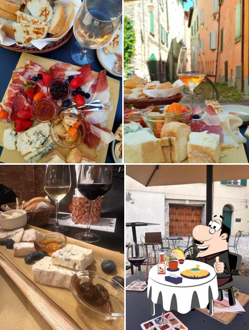 Piatto di formaggi al Vineria Coramella