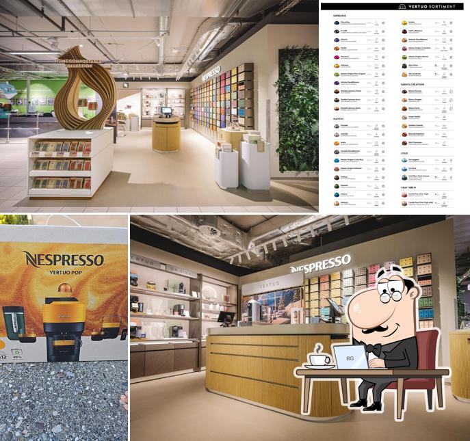 Gli interni di Nespresso