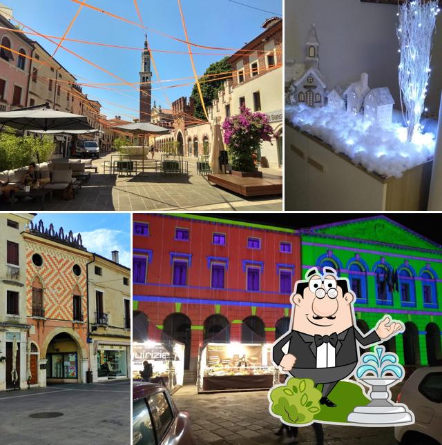 Goditi la vista dagli esterni di Tresor Cafe Bar