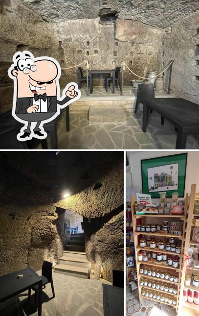 Gli interni di Agriristoro Taverna degli Orsini