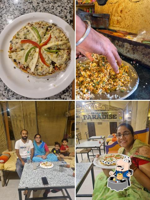 Food at Paradise rooftop cafe & restaurant