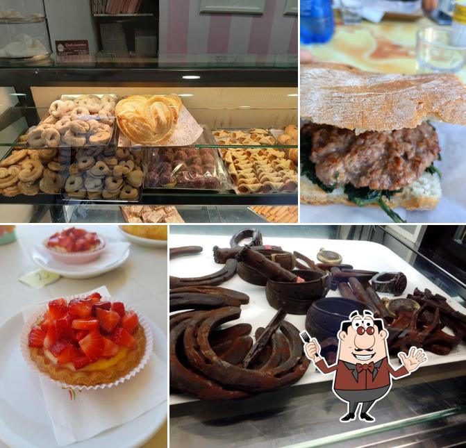Panino con maiale stirato al Bar Pasticceria Dolcissima