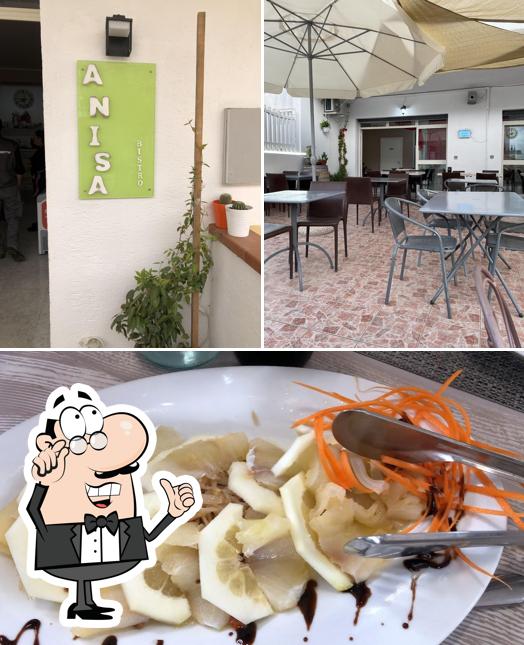 Guarda la immagine che raffigura la interni e cibo di Anisa Bistro