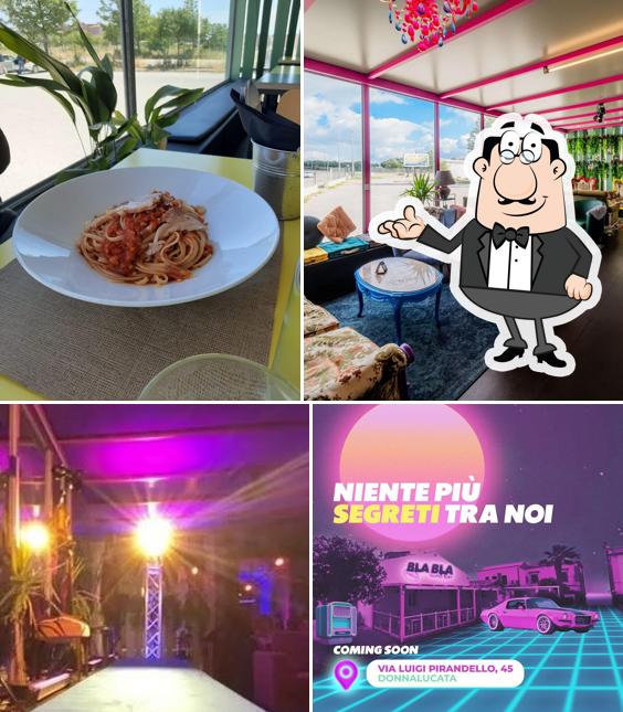 Questa è la immagine che presenta la interni e esterno di Bla Bla lounge Bar
