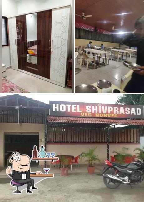 This is the photo depicting interior and exterior at Hotel Shivprasad