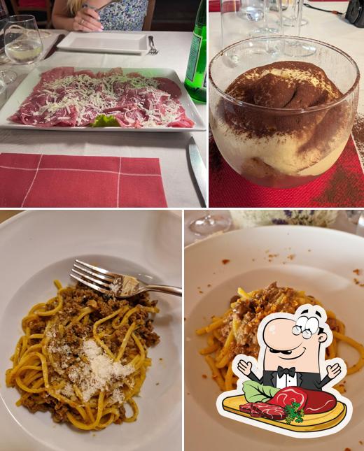 Carpaccio di manzo al Trattoria da Luciano