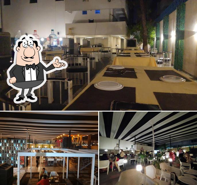The interior of The Indian Grill