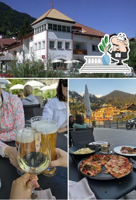 La immagine della esterno e birra di Cascade Ristorante Pizzeria Bar