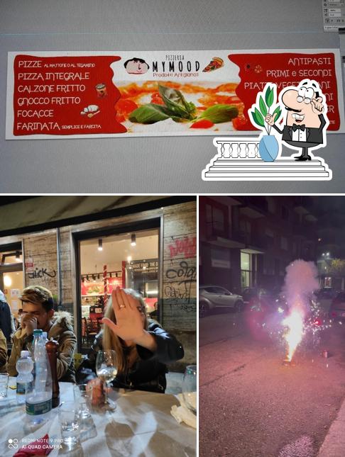 Goditi la vista dagli esterni di Mymood Pizzeria