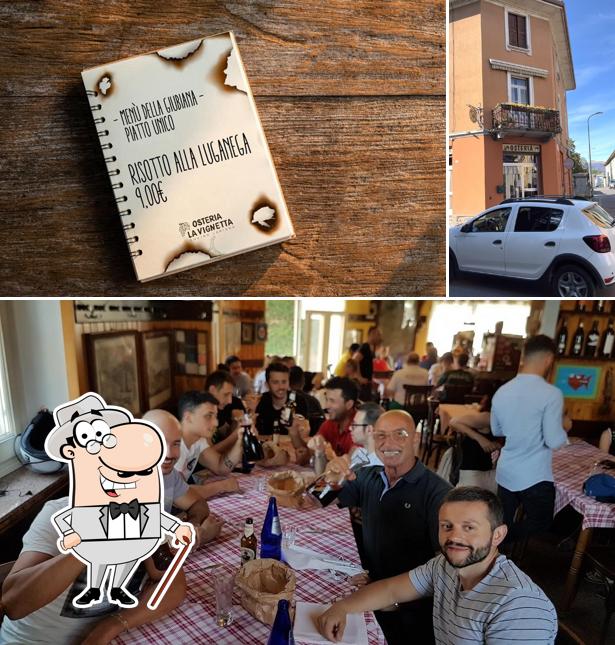 Gli esterni di Osteria La Vignetta