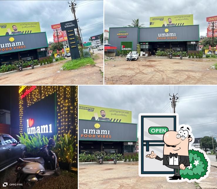 The exterior of Umami Food Vibes aluva