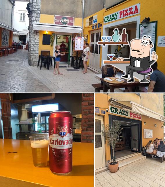 Dai un'occhiata agli interni di Crazy Pizza