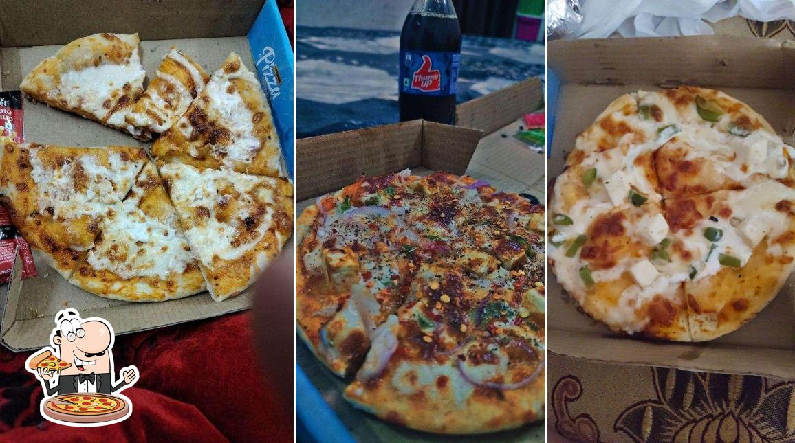 At Pizza Street, you can taste pizza