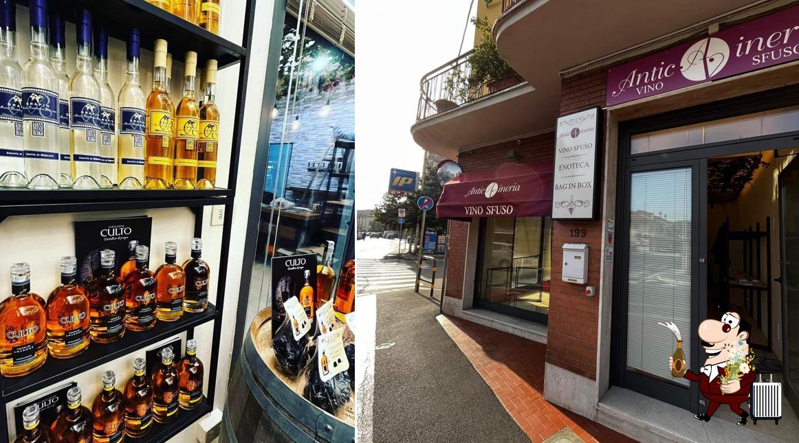 Enoteca Antica Vineria serve alcolici