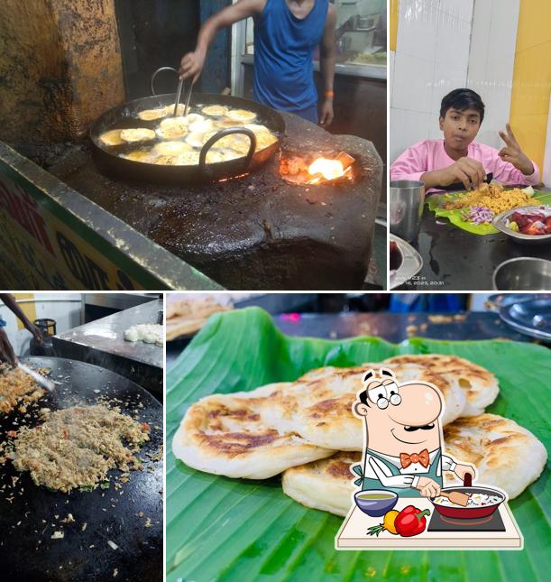 Paella at A1 Parotta Stall