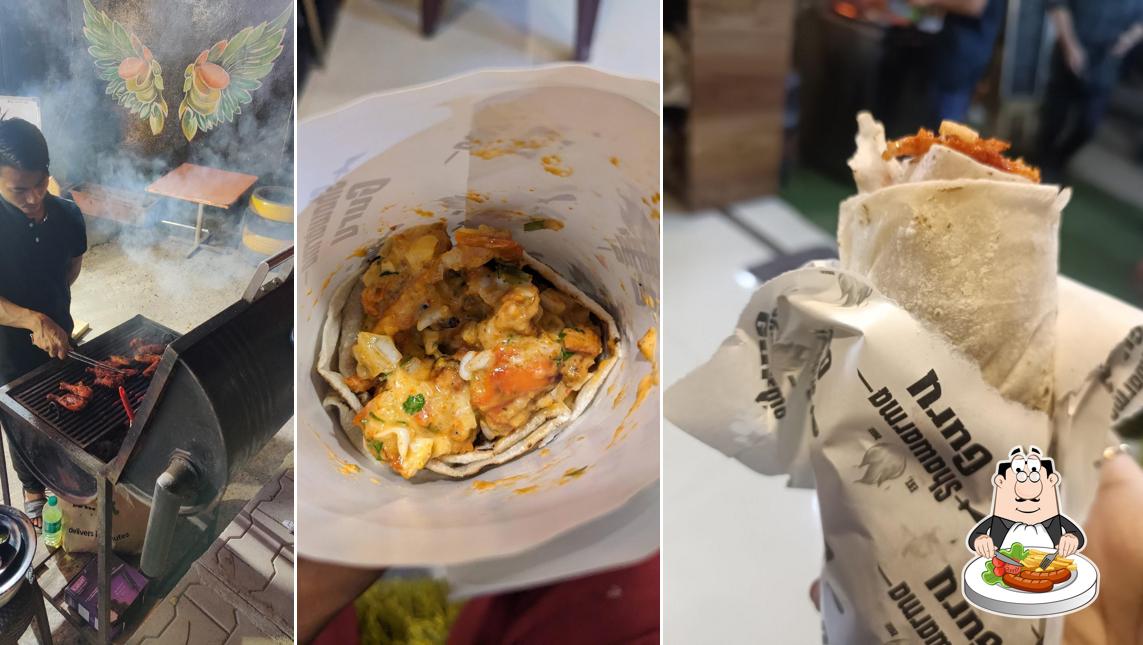 Food at Shawarma Guru