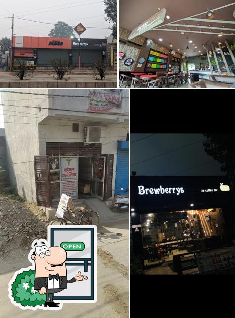Check out how The Brewsberry Cafe looks outside