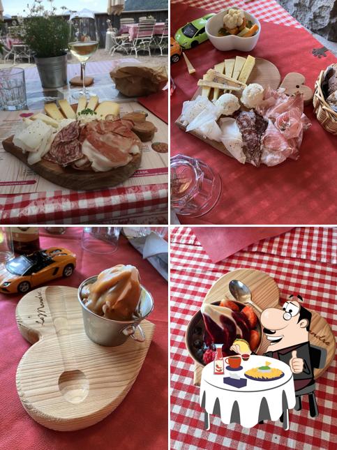 Piatto di formaggi al Agritur Le Mandre