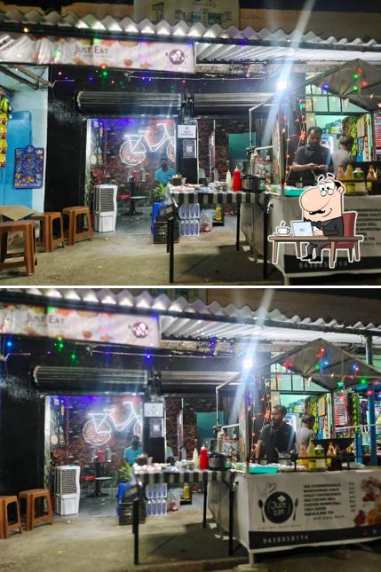 The interior of Just Eat