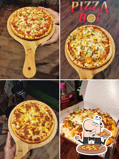 Order various types of pizza