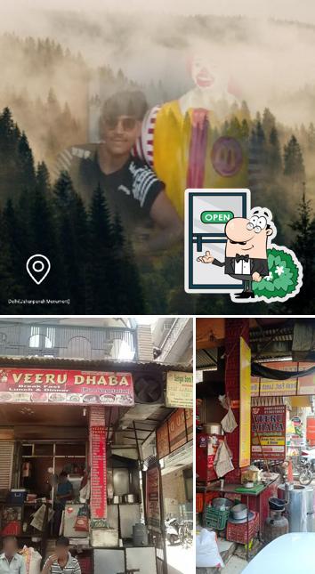The exterior of Veeru dhaba