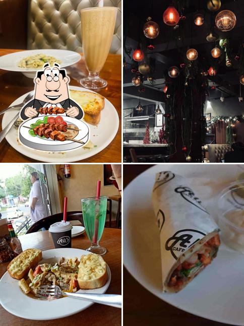 Food at Ali's Cafe and Pizzeria