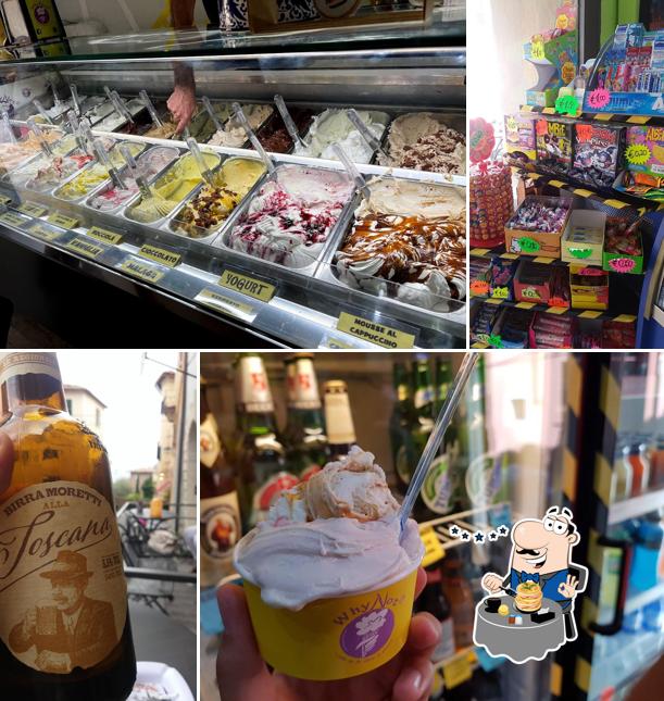 Platti al Gelateria artigianale Why Not?