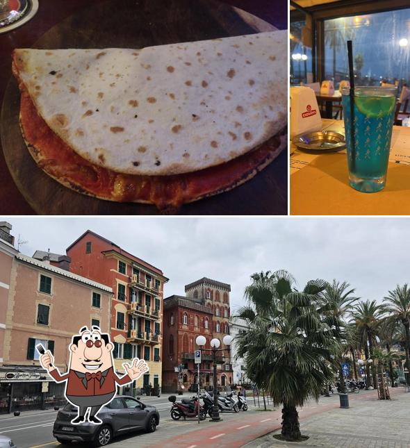 La foto della cibo e esterno di La Tortuga