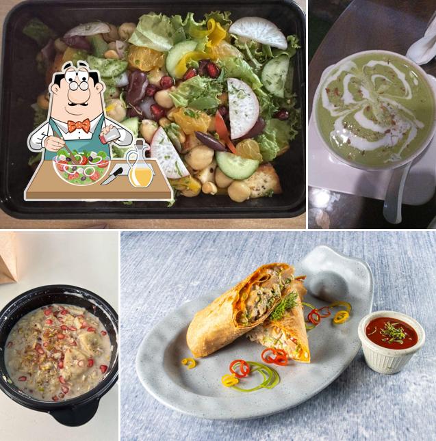 Greek salad at Bonheur Cafe