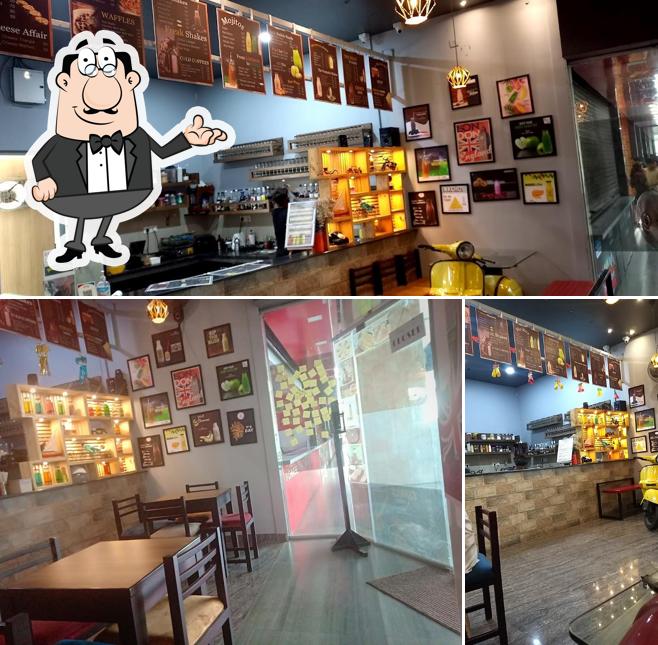 The interior of The London Shakes DYP CITY Kolhapur