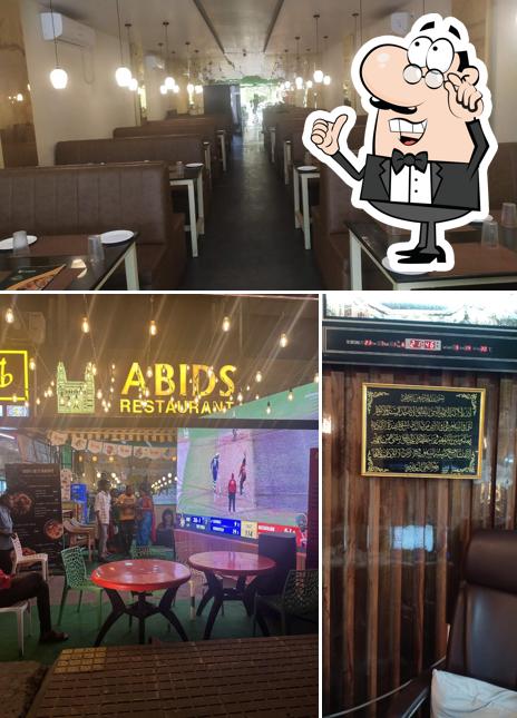 The interior of Abid's Restaurant