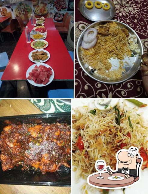 Food at Aroma Family Restaurant