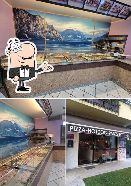 Gli interni di Pizza al taglio da Chicco